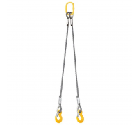 Cтроп канатний двогілковий KrepZevs 2СК 6.3 тонни, 5 метрів