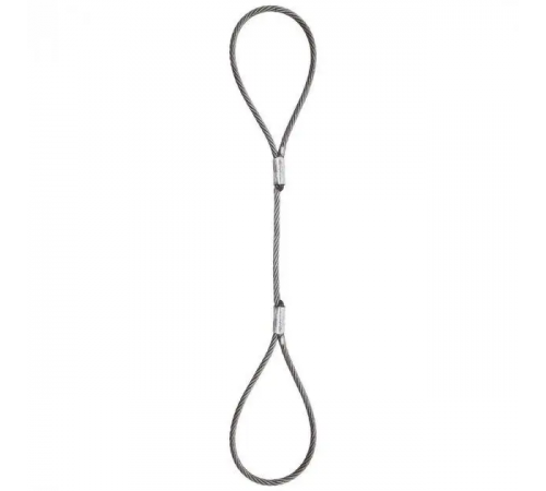 Cтроп канатний петлевий KrepZevs СКП (втулка) 1.6 тонн, 10 метрів