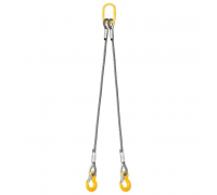 Cтроп канатний двогілковий KrepZevs 2СК 2.5 тонни, 2.5 метрів