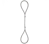 Cтроп канатний петлевий KrepZevs СКП (втулка) 6.3 тонни, 5 метрів