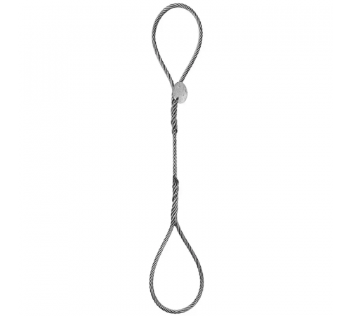 Cтроп канатний петлевийй KrepZevs СКП (заплітка) 1.25 тонн, 4 метри