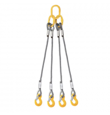 Cтроп канатный четырехветочный (паук) KrepZevs 4СК 5 тонн, 1.5 метров