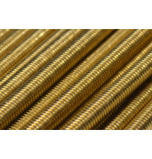 Шпилька М20 різьбова латунна DIN 975