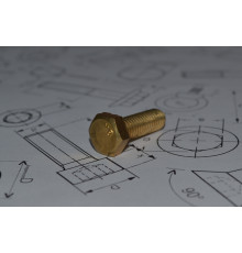 Болты М10 ГОСТ 7805-70, ГОСТ 7798-70, DIN 931, DIN 933 из латуни