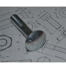 Болти меблеві М10 DIN 603, ГОСТ 7802-81