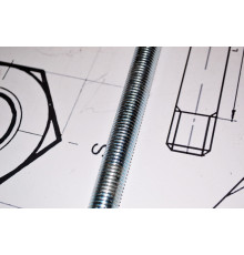 Шпилька високоміцна М16 DIN 975 класу міцності 8.8