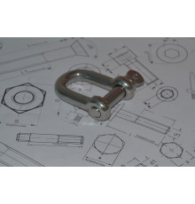 Скоба DIN 82101 нержавеющая 10 (мм)