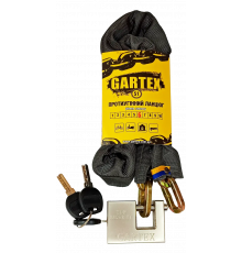 Противоугонная цепь (велозамок) Gartex S1 1000x6 мм-003