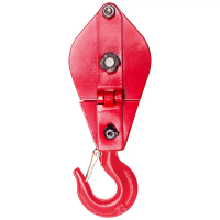 Блок вантажний однороликовий з гаком