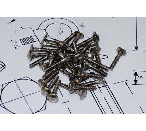 Болт М12 DIN 603 нержавіючий Болт М12 DIN 603 нержавіючий