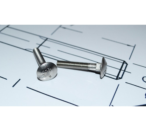 Болт М16 DIN 603 нержавіючий Болт М16 DIN 603 нержавіючий