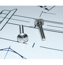 Болт М5 DIN 603 нержавіючий