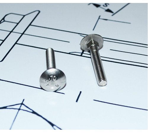 Болт М5 DIN 603 нержавіючий Болт М5 DIN 603 нержавіючий