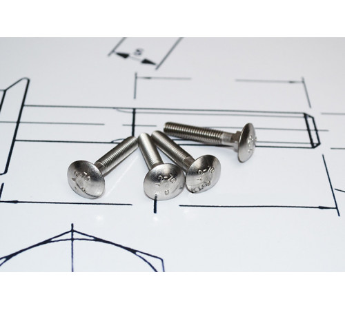 Болт М5 DIN 603 нержавіючий Болт М5 DIN 603 нержавіючий