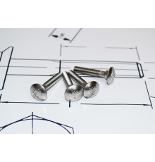 Болт М6 DIN 603 нержавіючий