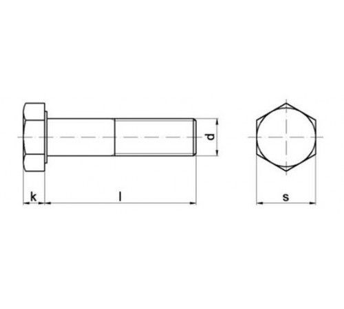 Болт М6 ГОСТ 7805-70 класс прочности 8.8