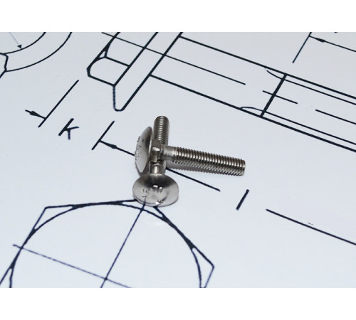 Болт М8 DIN 603 нержавіючий Болт М8 DIN 603 нержавіючий