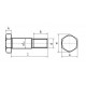 Болт призонний М33 DIN 610 клас міцності 8.8