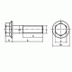 Болт із фланцем М5 DIN 6921, ОСТ 37.001.193 сталь А2