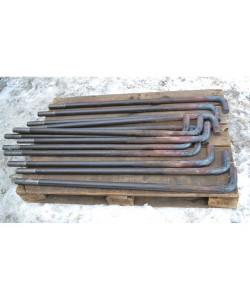 Болты фундаментные: типы 1-6 по ГОСТ 24379.1-80