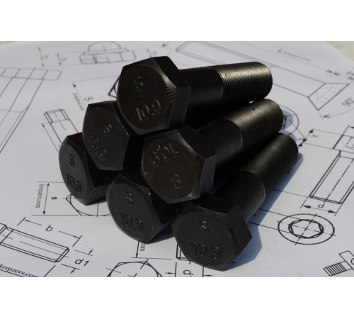 Болты DIN 960 с мелкой резьбой М12х1.5