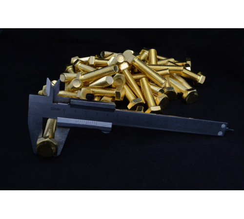 Болти М12 ГОСТ 7805-70, ГОСТ 7798-70, DIN 931, DIN 933 з латуні