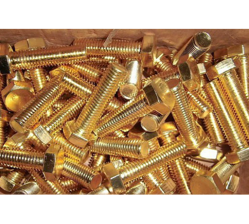 Болти М5 ГОСТ 7805-70, ГОСТ 7798-70, DIN 931, DIN 933 з латуні