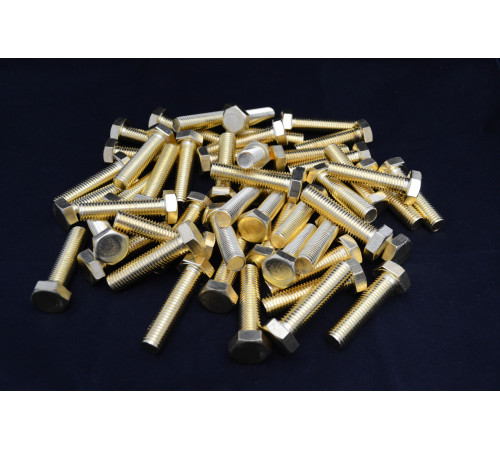 Болти М8 ГОСТ 7805-70, ГОСТ 7798-70, DIN 931, DIN 933 з латуні