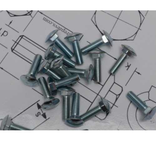 Болти меблеві М12 DIN 603, ГОСТ 7802-81 Болти меблеві М12 DIN 603, ГОСТ 7802-81