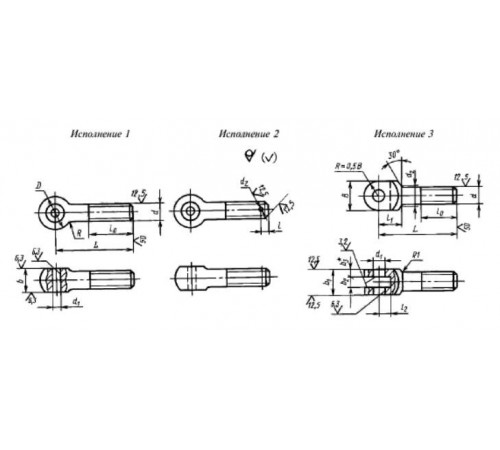 Болты откидные М5 ГОСТ 3033-79 сталь А2