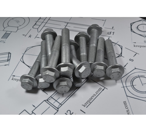 Болти із фланцем М14 DIN 6921, ОСТ 37.001.193-83