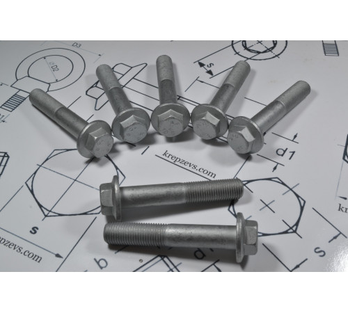 Болти із фланцем М5 DIN 6921, ОСТ 37.001.193-83