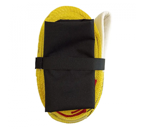 Буксирувальний ремінь KrepZevs 15 т, 5 м (петля-петля) з мішечком для зберігання