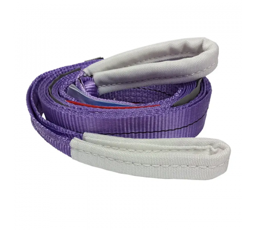 Буксирувальний ремінь KrepZevs 2.5 т, 5.5 м (петля-петля) з мішечком для зберігання