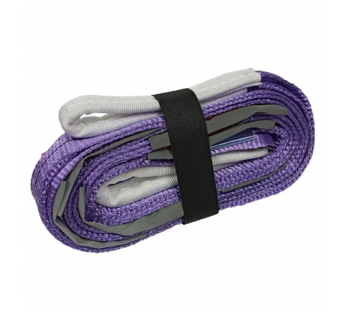 Буксирувальний ремінь KrepZevs 2.5 т, 5.5 м (петля-петля) з мішечком для зберігання