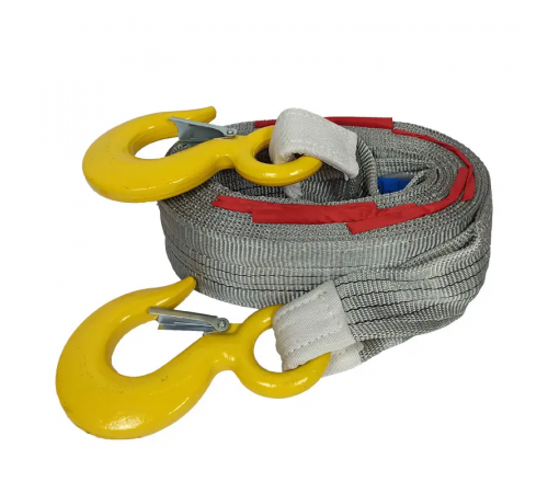 Буксирувальний ремінь KrepZevs 20 т, 6.5 м (гак-гак) з мішечком для зберігання