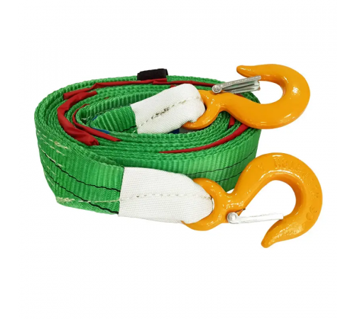 Буксирувальний ремінь KrepZevs 3.5 т, 6.5 м (гак-гак) з мішечком для зберігання