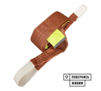 Буксировочный ремень KrepZevs 60 т, 7 м (петля-петля) с мешочком для хранения