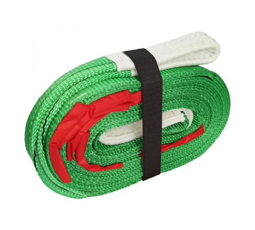 Буксирувальний ремінь KrepZevs 10 т, 5 м (петля-петля) з мішечком для зберігання