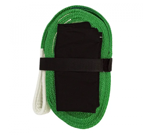 Буксирувальний ремінь KrepZevs 10 т, 7.5 м (петля-петля) з мішечком для зберігання