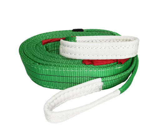 Буксирувальний ремінь KrepZevs 10 т, 8 м (петля-петля) з мішечком для зберігання