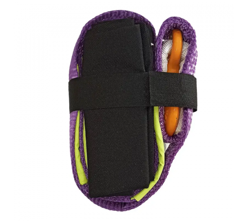 Буксировочный ремень KrepZevs 2.5 т, 5.5 м (крюк-крюк) с мешочком для хранения