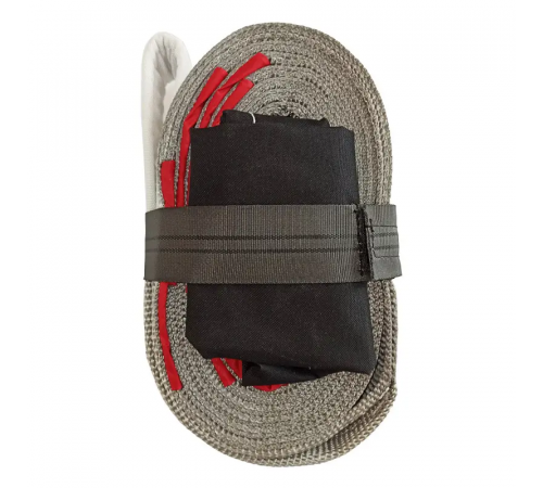 Буксирувальний ремінь KrepZevs 20 т, 7 м (петля-петля) з мішечком для зберігання