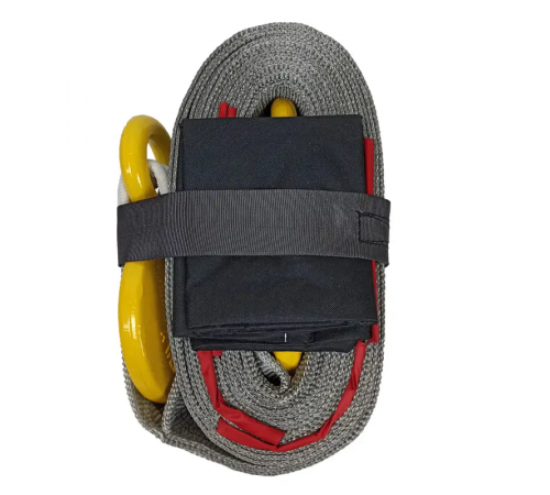 Буксирувальний ремінь KrepZevs 20 т, 7.5 м (гак-гак) з мішечком для зберігання