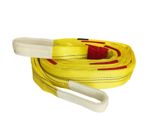 Буксирувальний ремінь KrepZevs 30 т, 8 м (петля-петля) з мішечком для зберігання