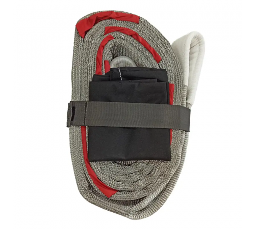 Буксирувальний ремінь KrepZevs 40 т, 4.5 м (петля-петля) з мішечком для зберігання