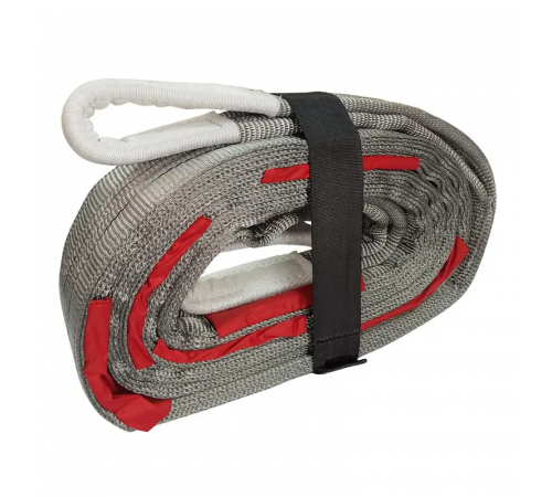 Буксирувальний ремінь KrepZevs 40 т, 7 м (петля-петля) з мішечком для зберігання