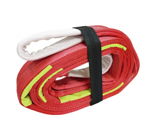 Буксирувальний ремінь KrepZevs 50 т, 4 м (петля-петля) з мішечком для зберігання