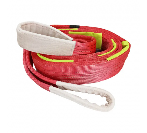Буксирувальний ремінь KrepZevs 50 т, 4.5 м (петля-петля) з мішечком для зберігання
