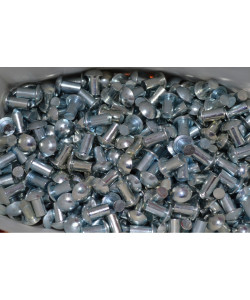 Виды заклепок: вытяжные, под молоток, с потайной головкой и полукруглой – где какую использовать.​